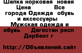 Шапка норковая, новая › Цена ­ 5 000 - Все города Одежда, обувь и аксессуары » Мужская одежда и обувь   . Дагестан респ.,Дербент г.